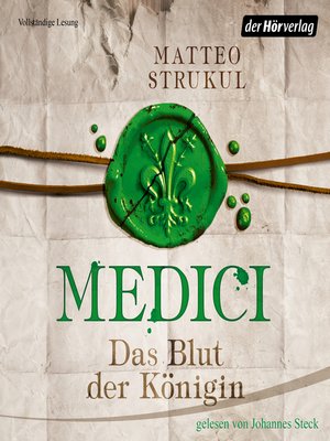 cover image of Medici. Das Blut der Königin